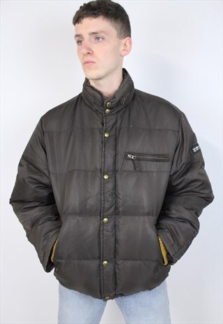 VINTAGE 90S BROWN PADDED JACKET