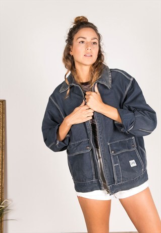 VINTAGE 80S LEE DENIM JACKET / R125
