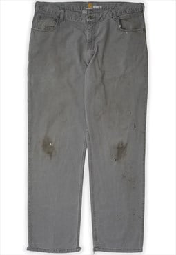 Vintage Carhartt Workwear Grey Trousers Mens