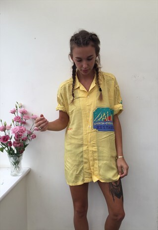 CRAZY PATTERN OVERSIZED RETRO VINTAGE UNISEX FESTIVAL SHIRT