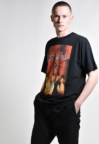 VINTAGE 1990S BOYZONE BAND TOUR TEE