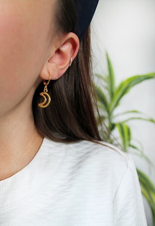 GOLDEN MOON HOOPS