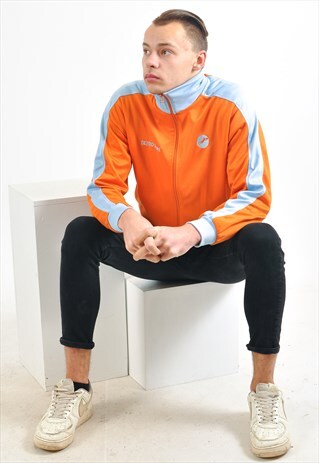 VINTAGE 90'S TRACK JACKET IN ORANGE