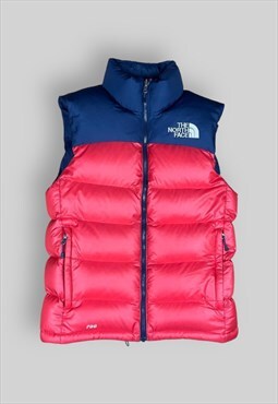 The North Face 700 Gilet Puffer Jacket in Red