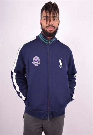 POLO RALPH LAUREN MENS VINTAGE TRACKSUIT JACKET LARGE