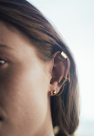 EARCUFF GOLD EARRINGS