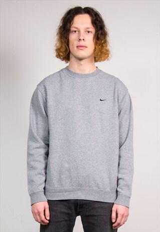 VINTAGE 90'S GREY NIKE SWEATSHIRT JUMPER