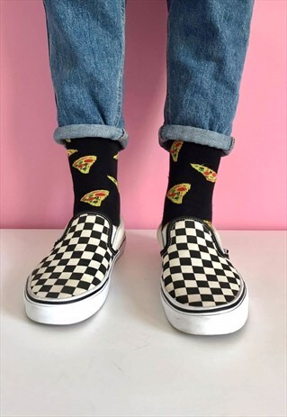 PIZZA FOOD COLOURFUL FUNNY SOCKS