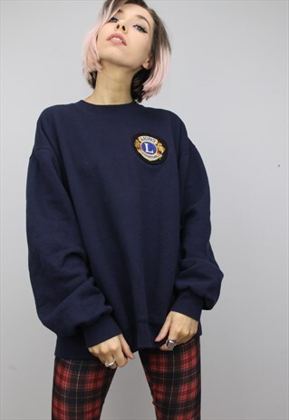 VINTAGE 90S OVERSIZED SWEATER SWEATSHIRT TOP
