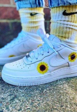 NIKE PANEL CUSTOM NIKE AIR FORCE 1 - SUNFLOWER SOCKS SET
