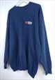 VINTAGE CHAMPION SWEATSHIRT TEAM CHALLENGE IN BLUE XL