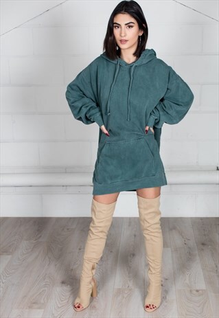 COSMIC SAINT BLUE SPRUCE WASHED OVERSIZED HOODIE