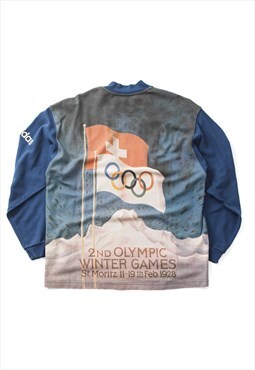 Vintage ADIDAS Olympic Games St.Mortiz Sweatshirt 80s