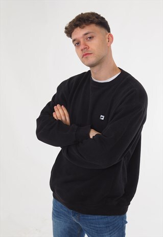 VINTAGE FILA SWEATSHIRT BLACK
