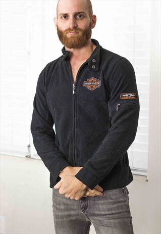 VINTAGE HARLEY DAVIDSON FLEECE LOGO 90S M 14