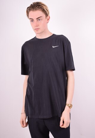 NIKE MENS VINTAGE T-SHIRT TOP XL BLACK 90S