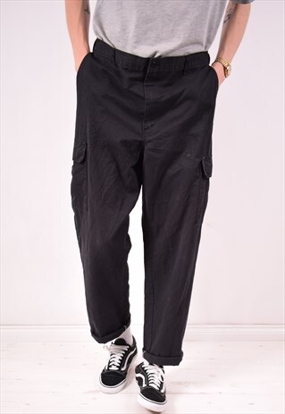 DICKIES MENS VINTAGE JEANS W36 L32 BLACK 90S
