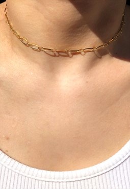 Cable Chain Necklace Gold Filled 