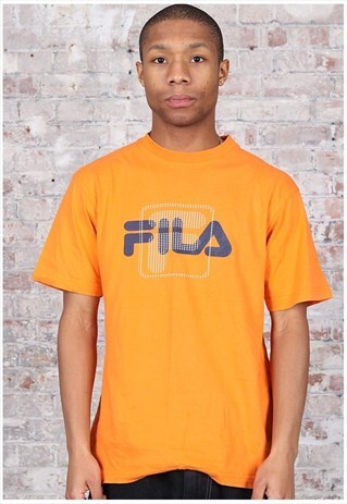 fila shirt orange