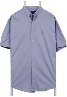 Ralph Lauren 90's Short Sleeve Button Up Check Shirt Large B