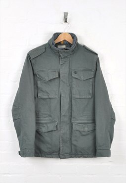 Vintage Timberland Workwear Jacket Green Small