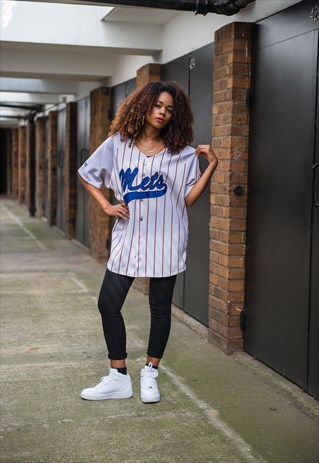 NEW YORK METS MLB BASEBALL JERSEY/SHIRT/TOP UNISEX RUSSELL