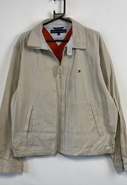 Grey Tommy Hilfiger Harrington Jacket Men's XL