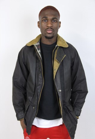 VINTAGE 90S BROWN WAX JACKET