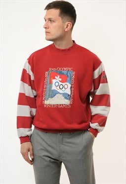 Adidas 2nd Olympic Games St Moritz Size S Sweatshirt 18758