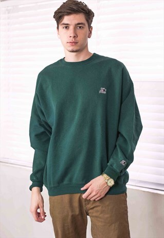 VINTAGE STARTER SWEATSHIRT JUMPER LOGO 90S X 16.8
