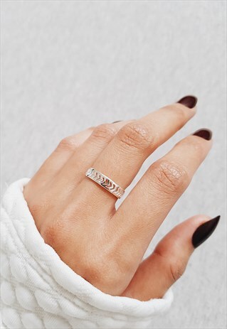 925 STERLING SILVER ARROW RING