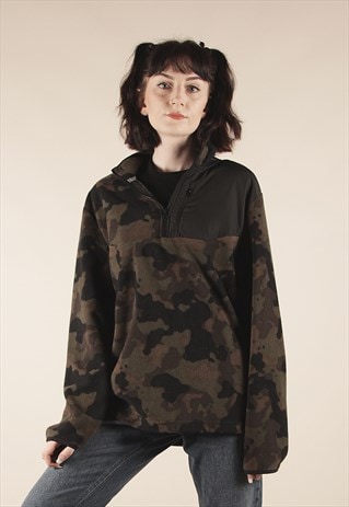 VINTAGE STARTER CAMO PRINT FLEECE JACKET /MM1390