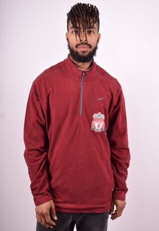 NIKE MENS VINTAGE FLEECE JUMPER XL MAROON 90'S