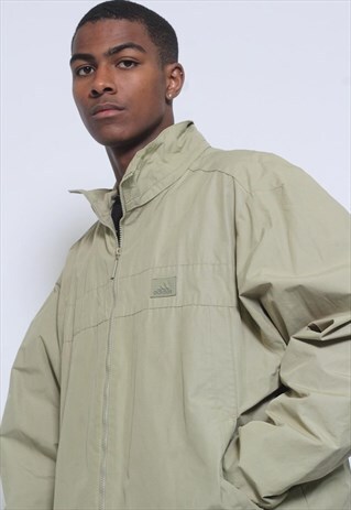 VINTAGE ADIDAS LOGO JACKET BEIGE