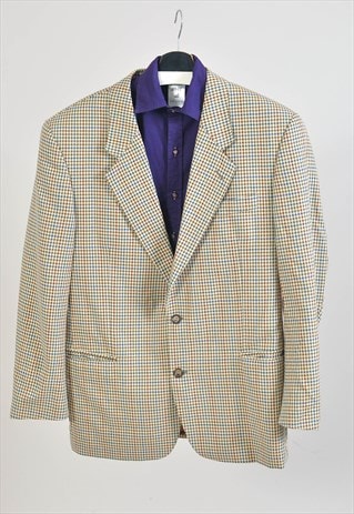 Vintage 00s checkered blazer jacket