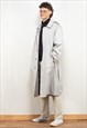 VINTAGE 70'S MEN TRENCH COAT IN GREY