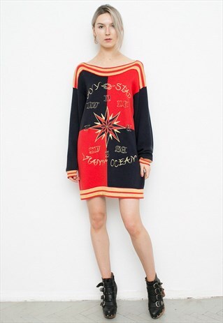 COMPASS SWEATER DRESS