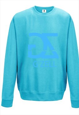 G'zell signature sweatershirt - Candy Blue