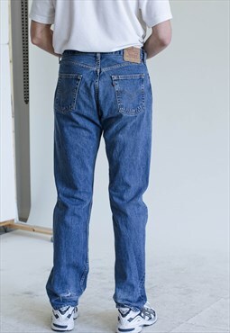 Vintage 90s 517 Levis Men Classic Blue Jeans W34/L34