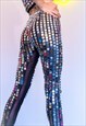 MIRROR SEQUIN LEGGINGS PARTY FESTIVAL CHRISTMAS 