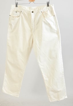 Vintage 90s trousers in white