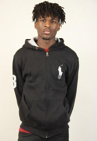 VINTAGE RALPH LAUREN ZIP UP HOODIE