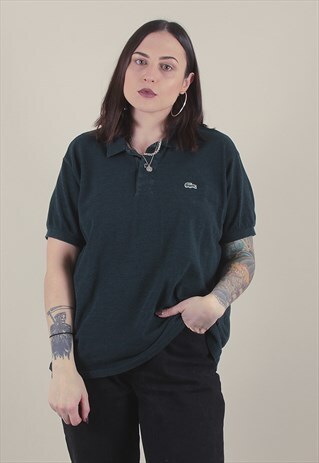 VINTAGE GREEN LACOSTE POLO T-SHIRT /A1089