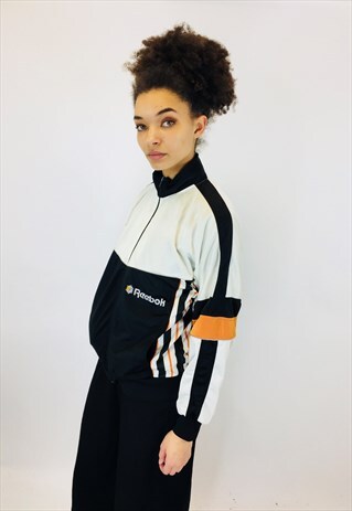 VINTAGE REEBOK EMBROIDERED TRACKSUIT JACKET