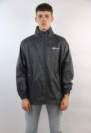 VINTAGE REEBOK GREY LIGHT RAIN JACKET