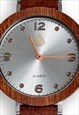 THE ELM - HANDMADE RECYCLED WOOD WRISTWATCH
