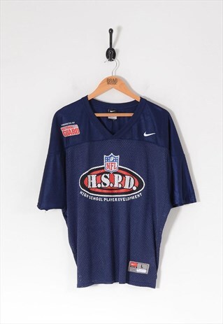 VINTAGE NIKE NFL SPORTS JERSEY BLUE LARGE BV10065