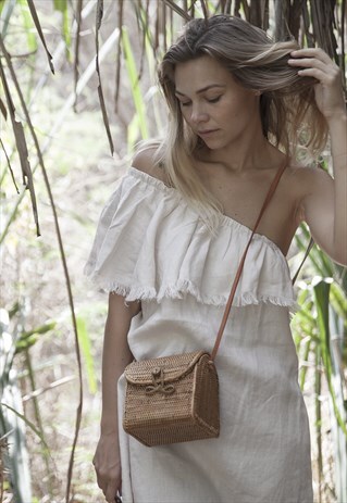 SMALL MAIL BASKET BAG