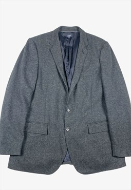 Vintage J.Crew Wool Blazer Jacket Grey Large