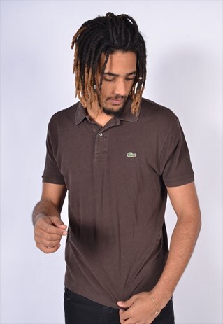 VINTAGE LACOSTE POLO SHIRT BLACK
